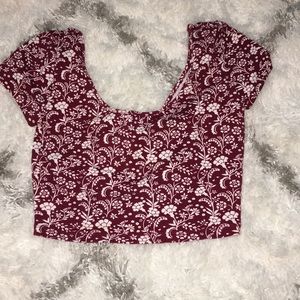 Patterned crop top!